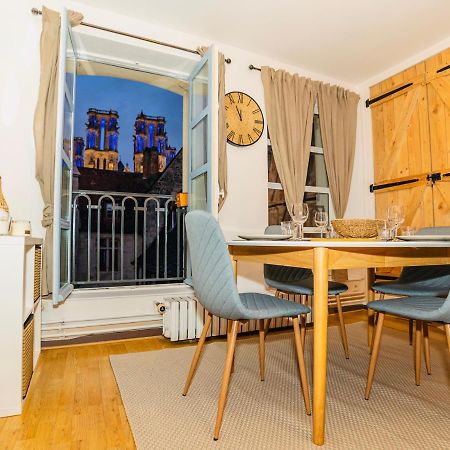 Nid Douillet La Cour Du Dauphin, Vue Cathedrale Imprenable Apartman Laon Kültér fotó